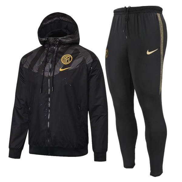 Rompevientos Inter Milan Conjunto Completo 2019 2020 Negro